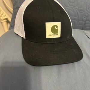 Carhartt Black and White Trucker Hat